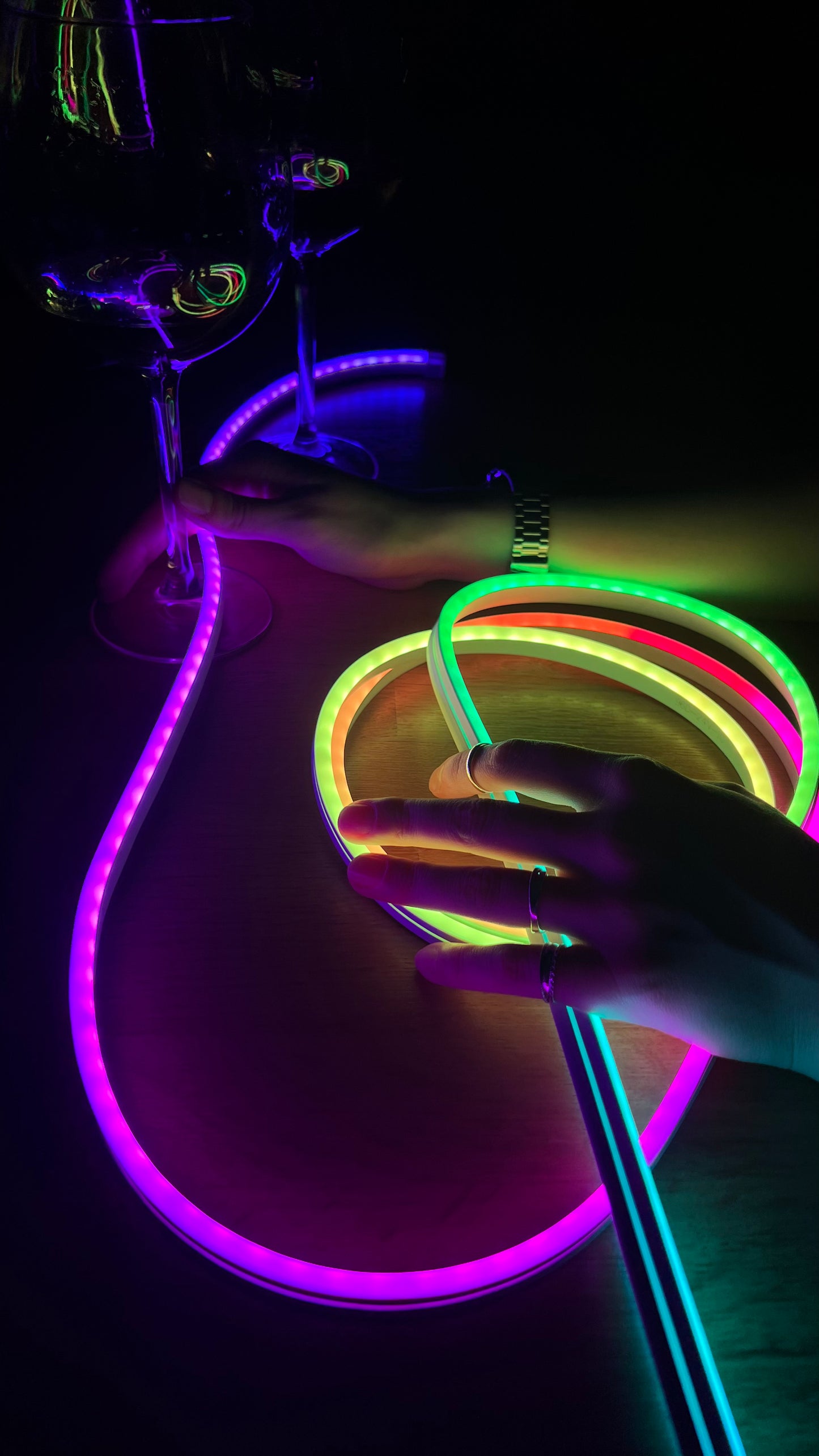 Neonové LED páskové světlo